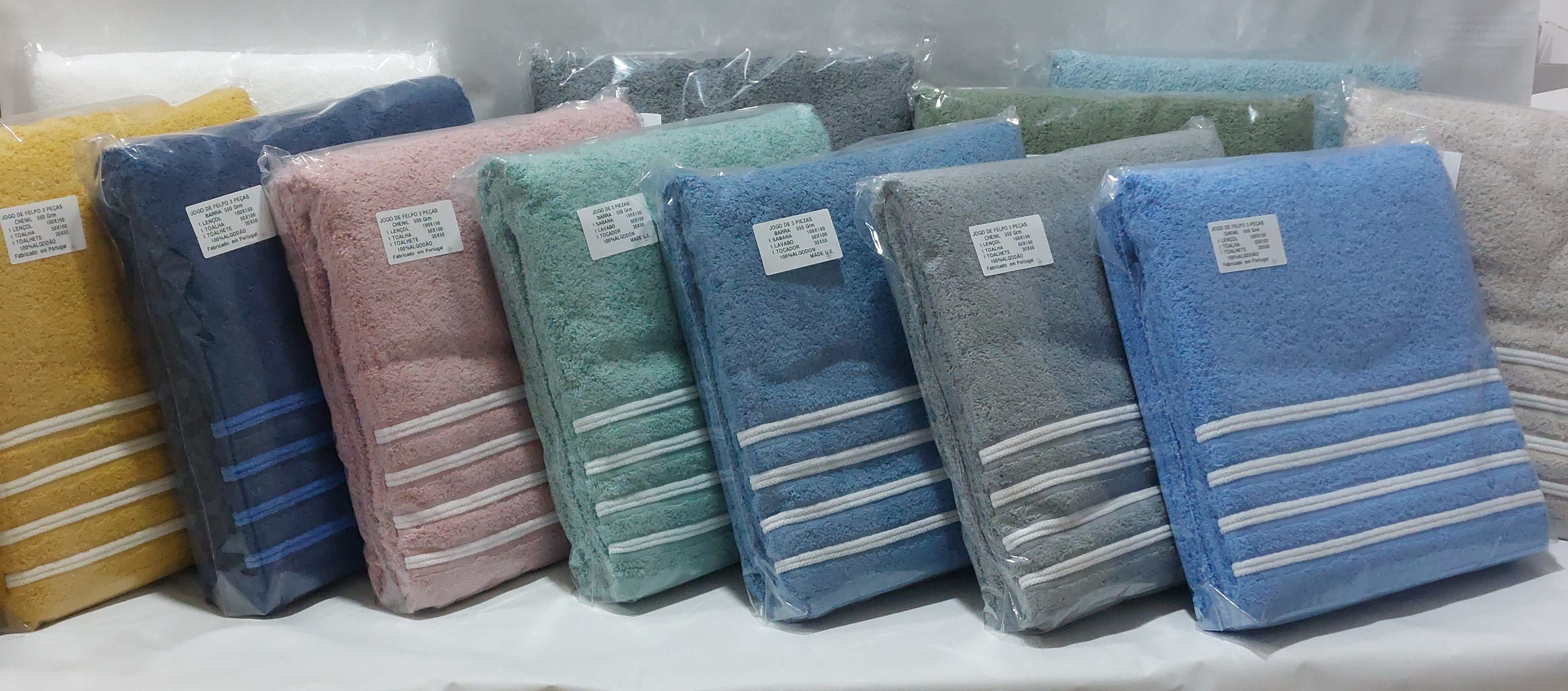 Toallas de Baño Online |Juego de toallas Textil baño | Toallas azul pastel 